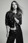 Blanknyc Faux-leather Grommet Jacket In Black