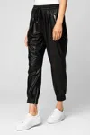 Blanknyc Faux Leather Jogger In Running Wild In Multi