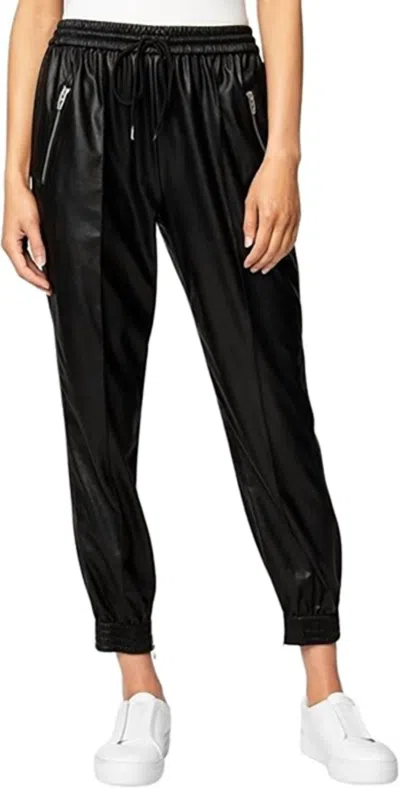 Blanknyc Faux Leather Jogger In Running Wild In Multi