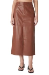 BLANKNYC BLANKNYC FAUX LEATHER MIDI SKIRT