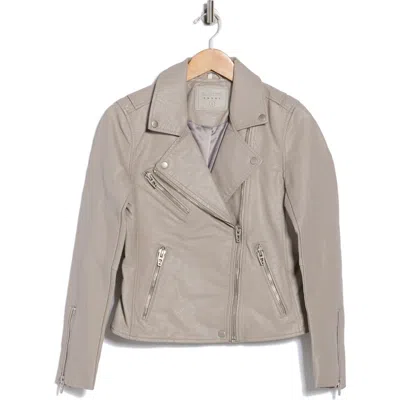 Blanknyc Faux Leather Moto Jacket In Brown