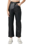 Blanknyc The Baxter In Track Record Pant High Rise Wide Leg In City Bound