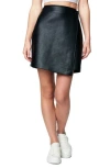 Blanknyc Faux Leather Wrap Skirt In Opening Act