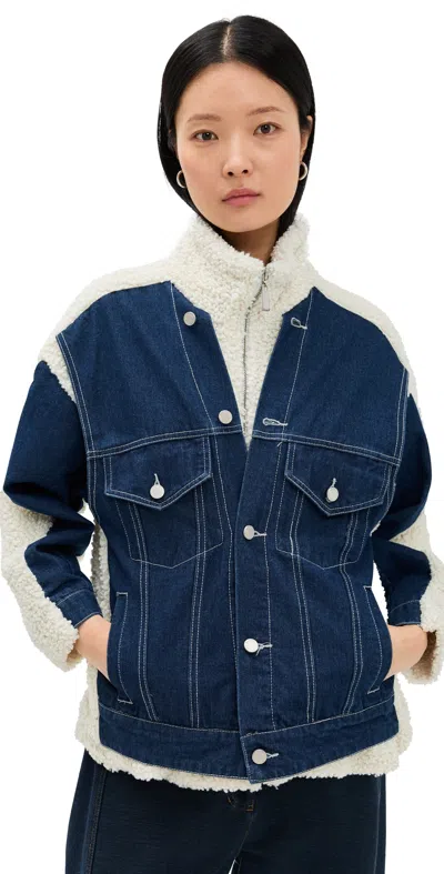 Blanknyc Feeling Frosty Jacket Dark Wash