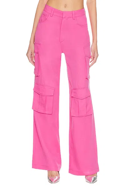 Blanknyc Franklin Rib Cage Cargo Pant In Seven Wonder Pink In Multi