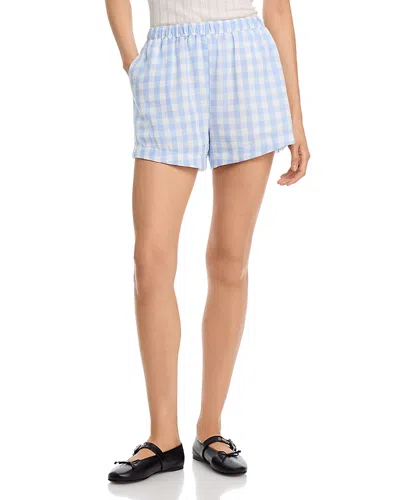 Blanknyc Gingham Pull On Shorts In Multi