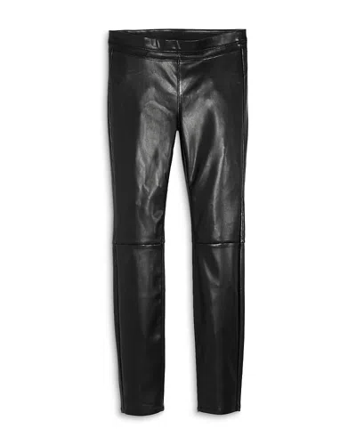 Blanknyc Girls' Faux Leather Leggings - Big Kid In Black