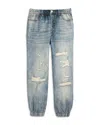 Blanknyc Girls' French Terry Jean Printed Sweatpants - Big Kid In Yes Please