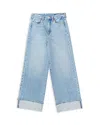 Blanknyc Girls' Radio Star Cuffed Jeans - Big Kid In Blue