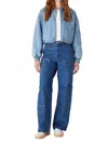 Blanknyc Guest Star Bomber In Blue