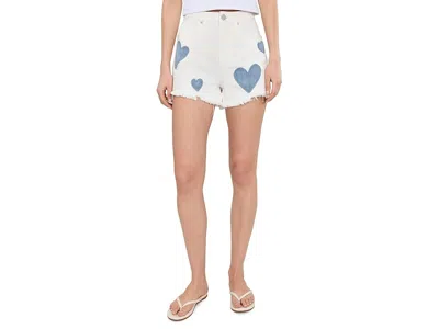Blanknyc Head In The Clouds Reeve Shorts In White