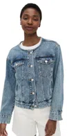 Blanknyc Heads Up Denim Jacket Medium Indigo In Medium Indigo