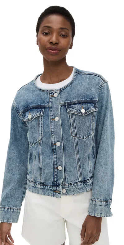 Blanknyc Heads Up Denim Jacket Medium Indigo
