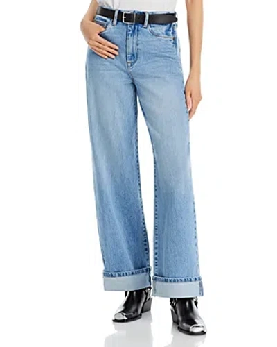 Blanknyc High Rise Straight Jeans In Radio Star