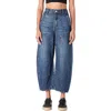 Blanknyc High Waist Barrel Carpenter Jeans In In Your Face