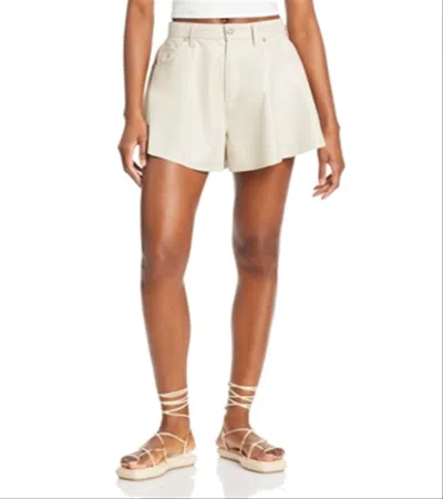 Blanknyc High Waisted Raw Cut Shorts White Size 24 In Neutral