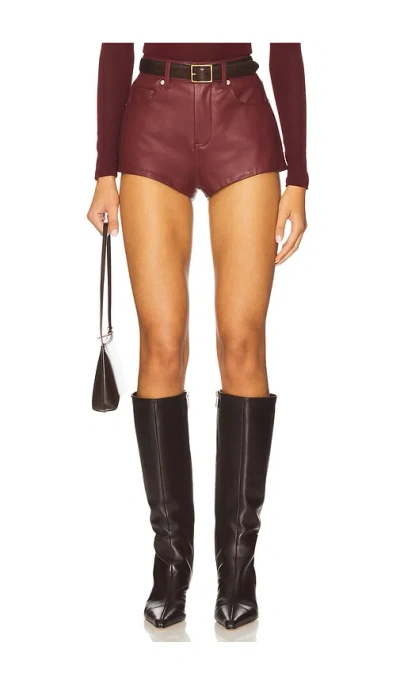 Blanknyc Hot Short In Burgundy
