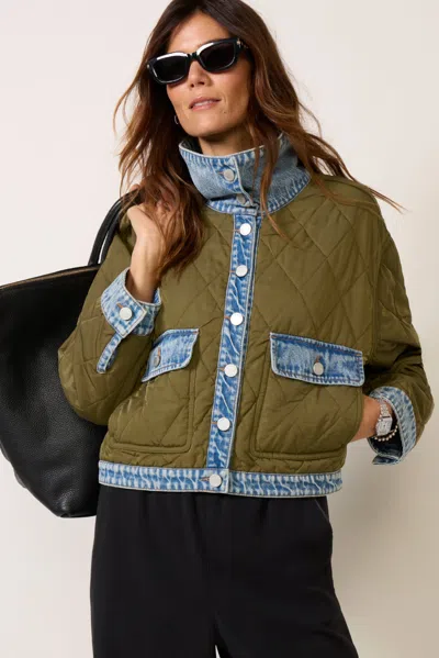 Blanknyc Ice Cold Jacket In Green