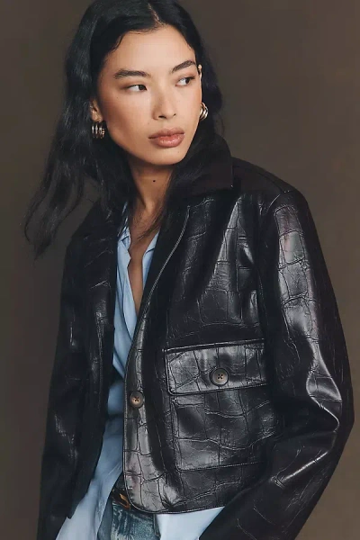 Blanknyc Inner Drive Faux-leather Jacket In Black