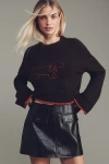 Blanknyc Inner Driver Faux-leather Mini Skirt In Black