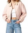Blanknyc Collared Jacket In Pink