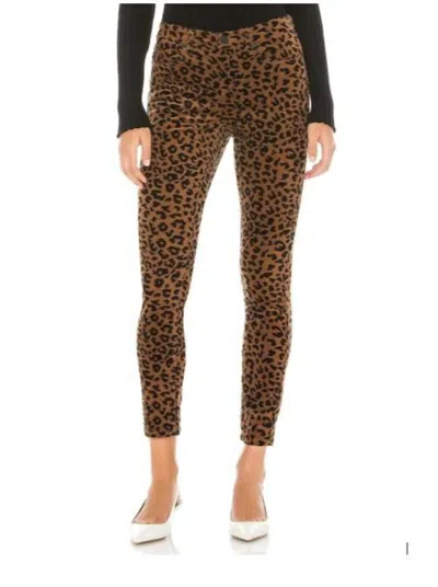 Blanknyc Leopard Corduroy Skinny Pants In Multicolor