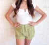 Blanknyc Light Shorts In Green In Green