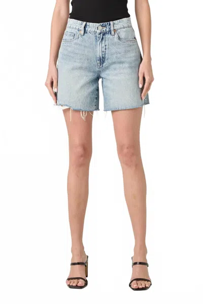 Blanknyc Love Fest Shorts In Light Indigo In Blue