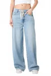 Blanknyc Low Rise Baggy Fit Denim Jean In Feeling Good In Blue