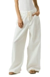 Blanknyc Low Rise Baggy Fit Twill Pants