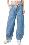 BLANKNYC BLANKNYC LOW RISE DRAWSTRING BARREL LEG JEANS