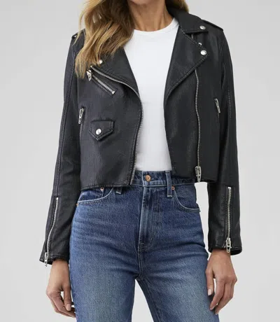 Blanknyc Morning Gram Faux Leather Jacket In Black