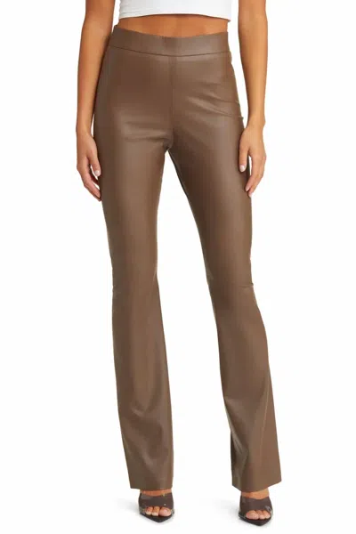 Blanknyc Move Forward Faux Leather Pants In Brown