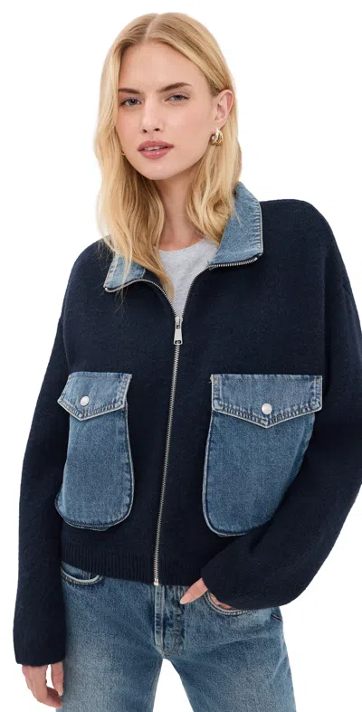 Blanknyc Off The Clock Jacket Skyline In Blue