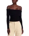 Blanknyc Womens Solid Ribbed Knit Pullover Sweater In Black