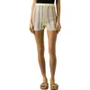 Blanknyc Open Stitch Sweater Shorts In Multi