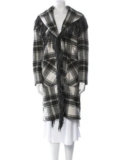 Pre-owned Blanknyc Plaid Print Coat In Multi