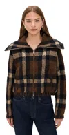 Blanknyc Prep-academy Sweater Brown Combo In Brown