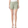 Blanknyc Pull On Shorts In Desert Sage