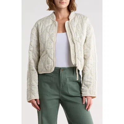 Blanknyc Quilted Jacket In White