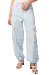Blanknyc Railroad Stripe Cargo Jeans In Keeps Cool