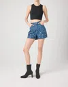 Blanknyc Grommet High Waist Denim Shorts In Multi
