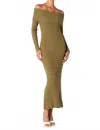 Blanknyc Ribbed Knit Dress In Play Again In Black