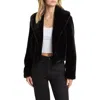 Blanknyc Shawl Collar Faux Fur Jacket