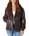 Blanknyc Sweet Talker Bomber Jacket Brown Combo In Sweet Talk