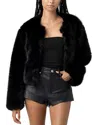 Blanknyc Show And Tell Faux Fur Jacket