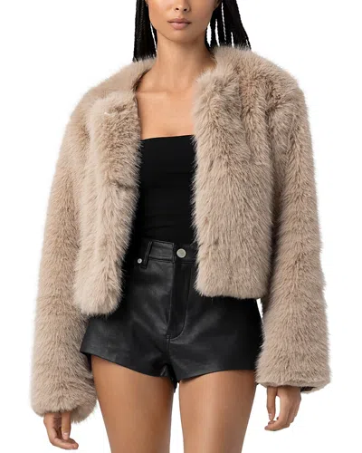Blanknyc Show And Tell Faux Fur Jacket