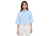 Blanknyc Sky Dive Button Down Shirt In Blue