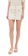 Blanknyc Sugar Coated Button Front Skirt In Natural In Overdye Natural