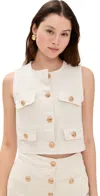 Blanknyc Sugar Coated Vest Overdye Natural In Overdye Natural